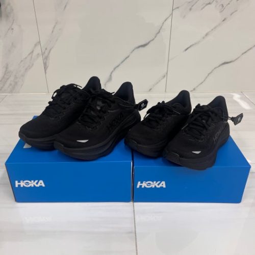호카 오네오네 CLIFTON 10 미끄럼 방지+내마모성 로우탑 캐주얼 러닝 신발 남성 블랙 photo review
