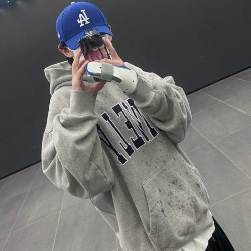 BATHING APE 로우 상의 1H73-191-921 A Bathing Ape 베이프 스테이 로우 화이트 그레이 photo review