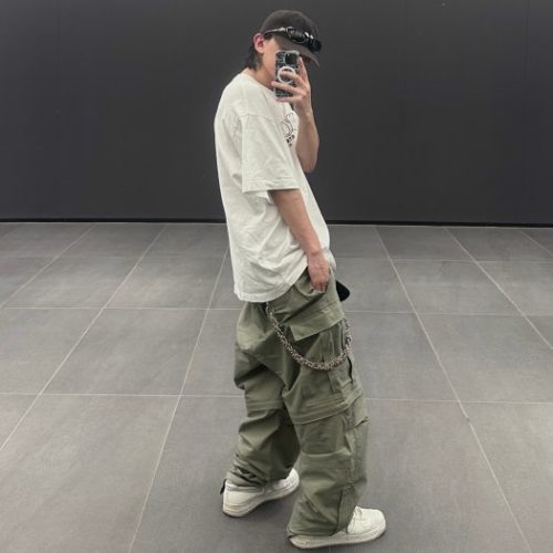 BATHING APE 로우 상의 1H73-191-921 A Bathing Ape 베이프 스테이 로우 화이트 그레이 photo review
