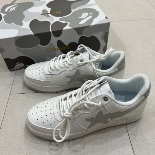 BATHING APE 로우 탑 1H73 191 921 A Bathing Ape 베이프 로우 실버 photo review