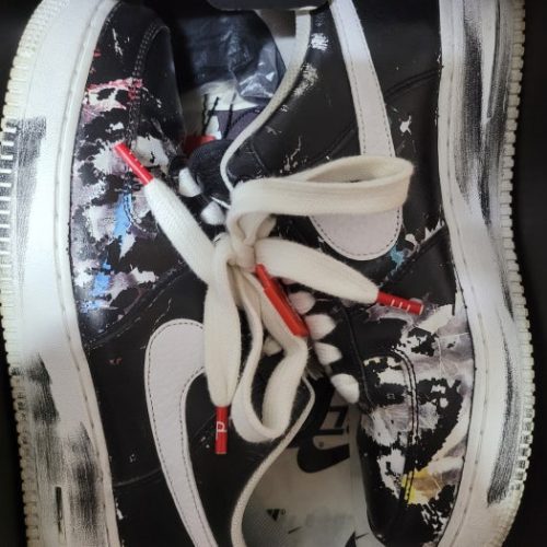 【G-Dragon】나이키 x 피스마이너스원 에어포스 1 로우 파라노이즈 photo review
