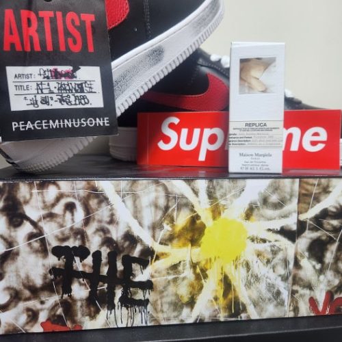 【G-Dragon】나이키 x 피스마이너스원 에어포스 1 로우 파라노이즈 photo review