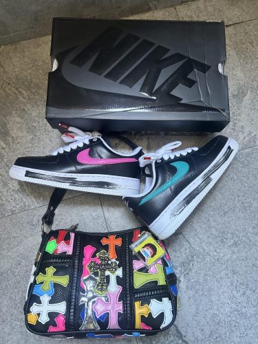 【G-Dragon】나이키 x 피스마이너스원 에어포스 1 로우 파라노이즈 photo review