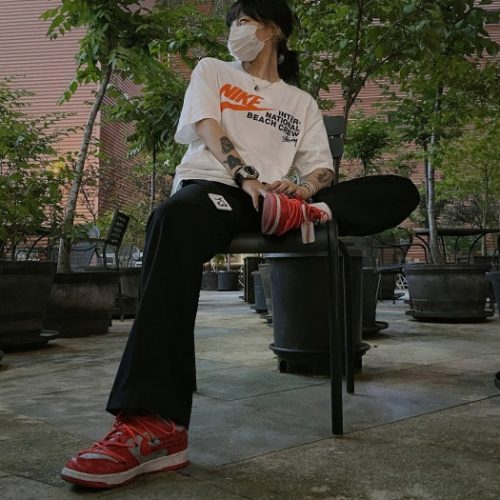 나이키 x 오프화이트 덩크 로우 photo review