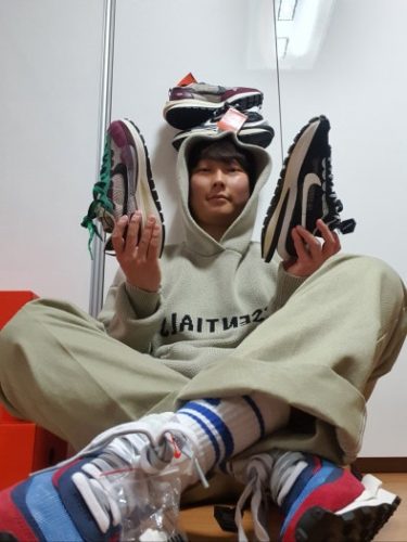 나이키 x 사카이 베이퍼와플 photo review