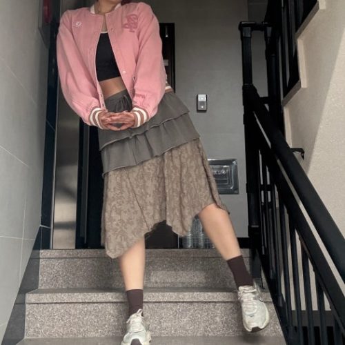 나이키 V2K 런 라이트 오어우드 브라운 카키 photo review