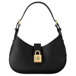 루이비통 로우 키 숄더백 블랙 L25*W6*H16cm