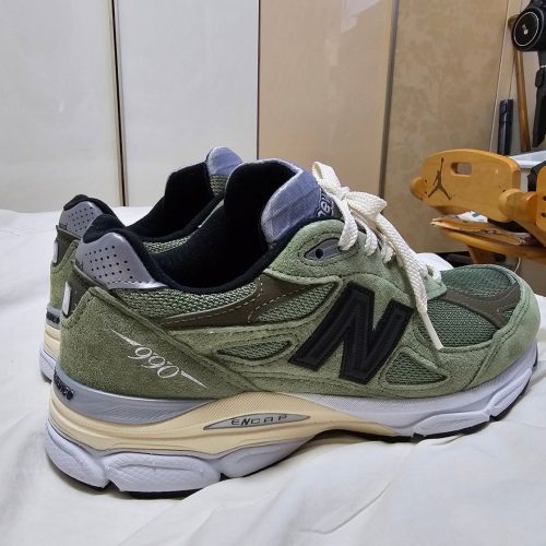 뉴발란스 990v4 메이드 인 USA 마카다미아 넛 photo review