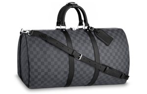 LOUIS VUITTON 키폴 캔버스 여행 백, <브랜드_1>e 어깨 크로스백, 핸드백 55 남성 그래파이트 L55*W26*H31cm