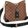 LOUIS VUITTON 오데온 캔버스 숄더백 여성 브라운 L24.8*W8.8*H28cm