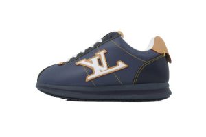 LOUIS VUITTON Nigo 콜라보레이션 버터스소프트 FW25 로우탑 캐주얼화 남성 블루 1AIKHY