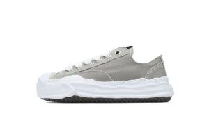 메종 미하라 야스히로 행크 OG 솔 캔버스 로우탑 스니커즈 그레이 A05FW702-GRAY