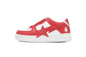 BATHING Ape 마블 시리즈 로우탑 OZXSHM 191 306M A 배딩 Ape 베이프 로우 화이트 레드 스타