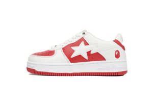BATHING Ape 마블 시리즈 로우탑 OZXSH W291 328 A 배딩 Ape 베이프 로우 레드 앤 화이트