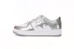 BATHING APE 로우 탑 1H73 191 921 A Bathing Ape 베이프 로우 실버