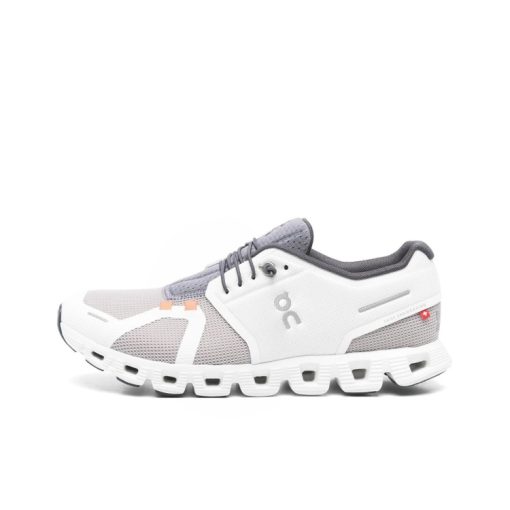 온 러닝 클라우드 5 컴포트 경량 충격흡수 내마모성 로우탑 Mist White/Grey