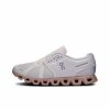 온 러닝 클라우드 5 컴포트 경량 충격흡수 내마모성 로우탑 Mist White/Brown
