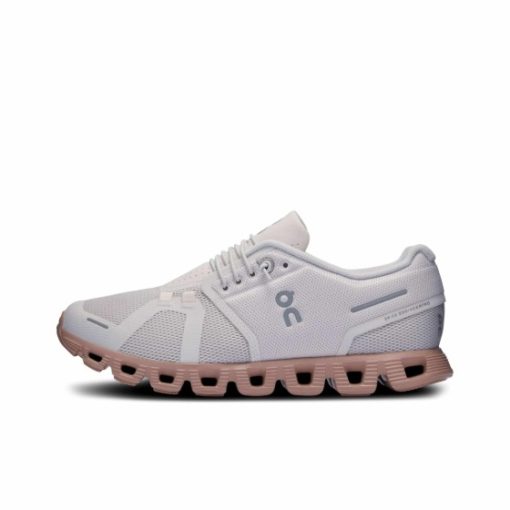 온 러닝 클라우드 5 컴포트 경량 충격흡수 내마모성 로우탑 Mist White/Brown