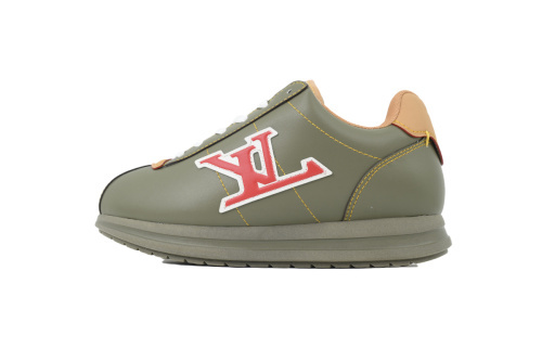 LOUIS VUITTON Nigo 콜라보레이션 버터스소프트 FW25 로우탑 캐주얼화 남성 브라운 1AIKHF