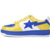 BATHING APE Low Top 1180-191-006 A Bathing Ape Bape Sta Low White Baolan Yellow