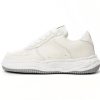 메종 미하라 야스히로 웨인 OG 솔 레더 로우탑 스니커즈 화이트 A07FW702-WHITE