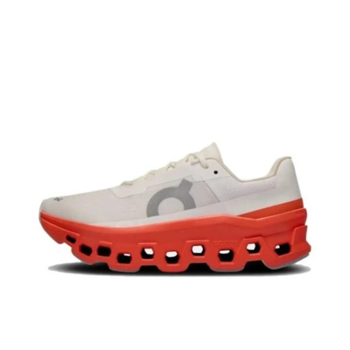 온 러닝 클라우드몬스터 컴포트 러닝화 내마모성 러닝화 White/lame